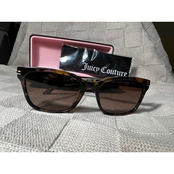 NEW Designer Juicy Couture JU 624/S Tortoise & Gold Accent Sunglasses